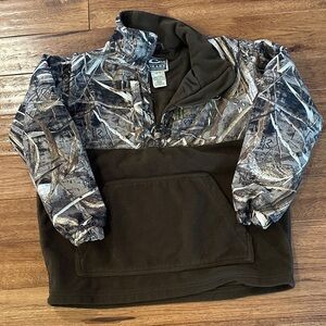 Drake Kids Camouflage Hoodie with Brown Accents